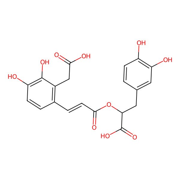 2D Structure of Salvianolic acid D