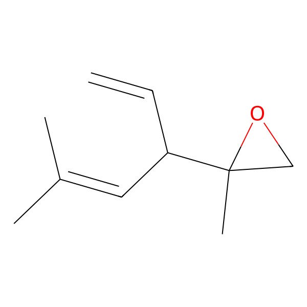2D Structure of Santolina epoxide
