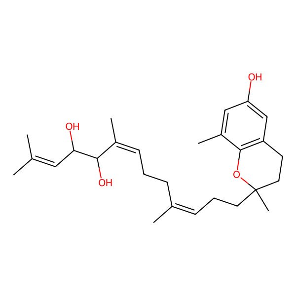 2D Structure of Sargachromanol E