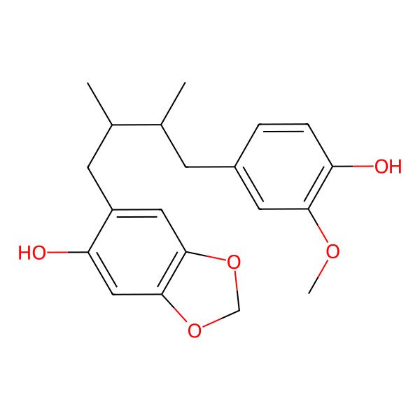 2D Structure of Saurulignan A 2D Structure of Saurulignan A