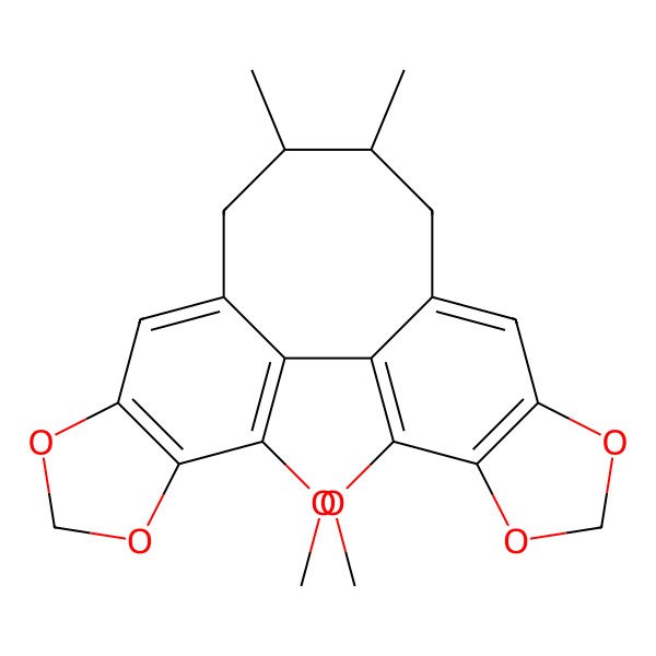 2D Structure of Schizandrin-C;Wuweizisu-C 2D Structure of Schizandrin-C;Wuweizisu-C