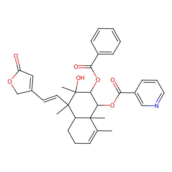 2D Structure of Scutebarbatine B 2D Structure of Scutebarbatine B