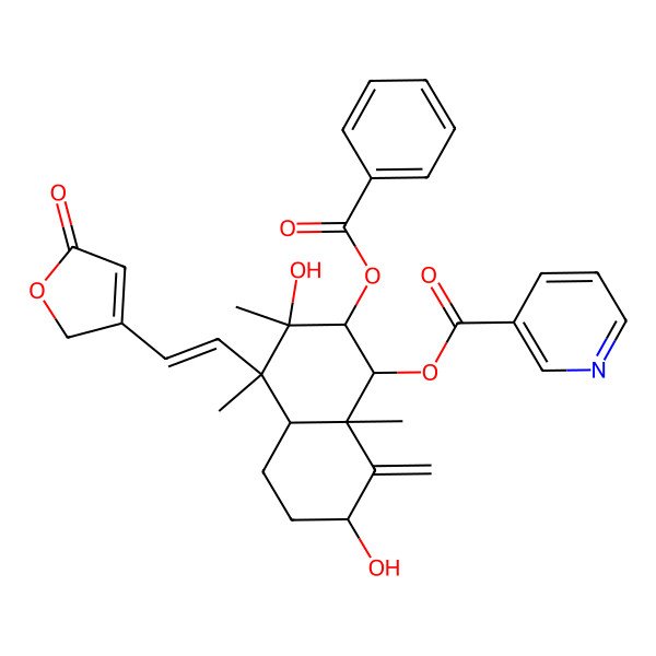2D Structure of Scutebarbatine D 2D Structure of Scutebarbatine D
