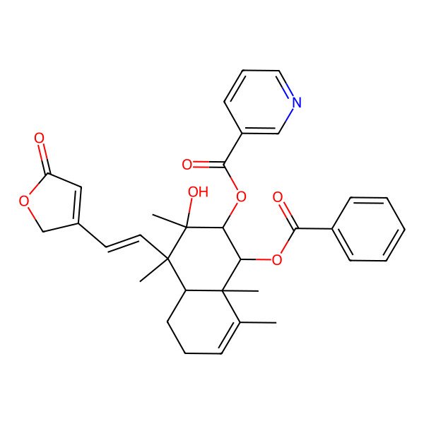 2D Structure of Scutebarbatine Y 2D Structure of Scutebarbatine Y