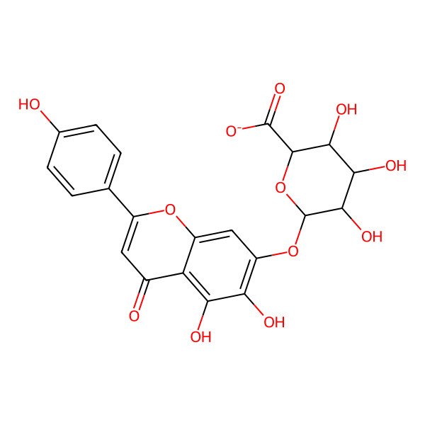 2D Structure of Scutellarin(1-)