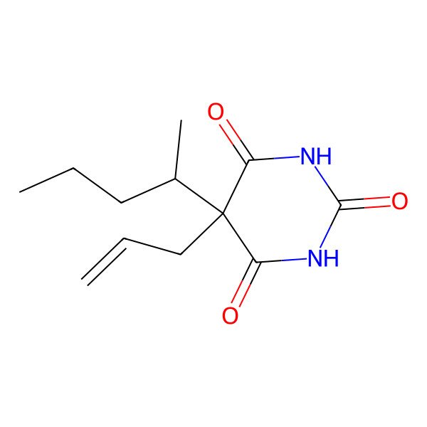 2D Structure of Secobarbital
