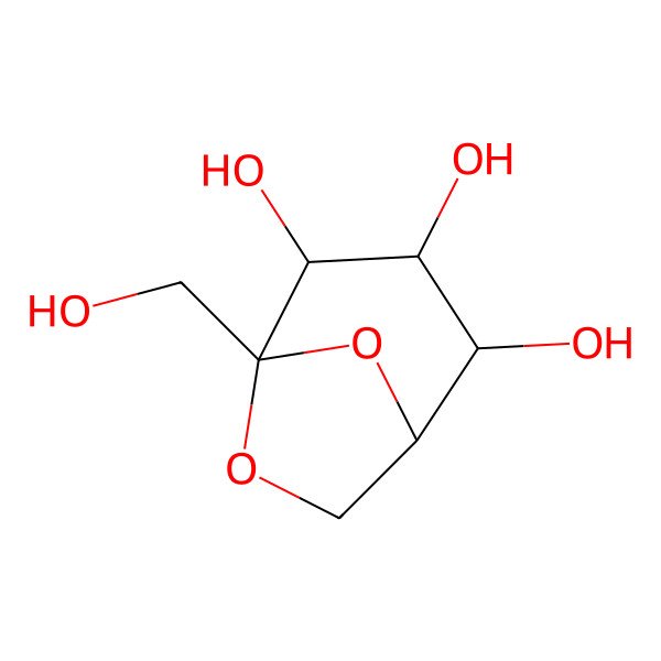 2D Structure of Sedoheptulosan 2D Structure of Sedoheptulosan