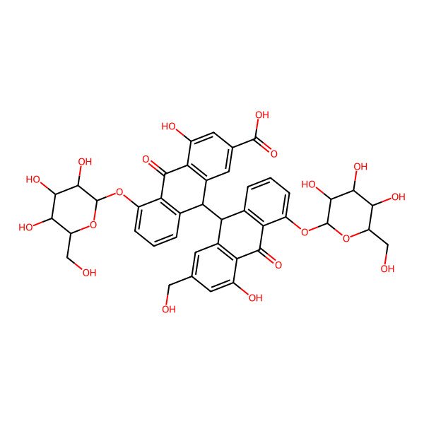 2D Structure of Sennoside D