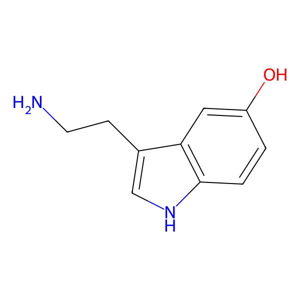 2D Structure of Serotonin