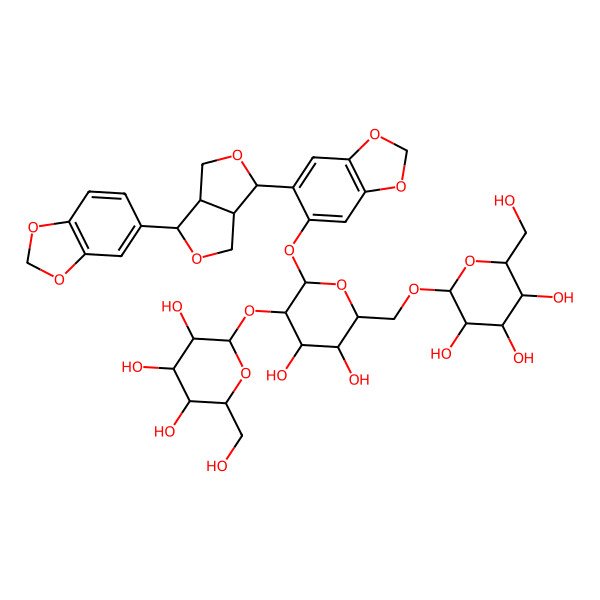 2D Structure of Sesaminol triglucoside
