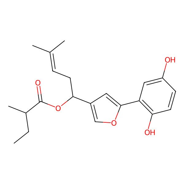 2D Structure of Shikonofuran B