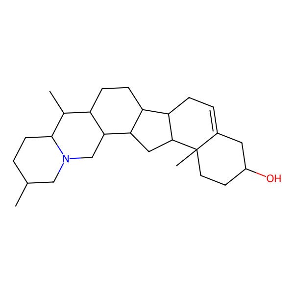 2D Structure of (1R,2S,6S,9S,10S,11S,14S,15S,20S,23R,24S)-6,10,23-trimethyl-4-azahexacyclo[12.11.0.02,11.04,9.015,24.018,23]pentacos-17-en-20-ol