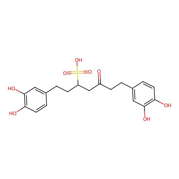 2D Structure of Shogasulfonic acid C