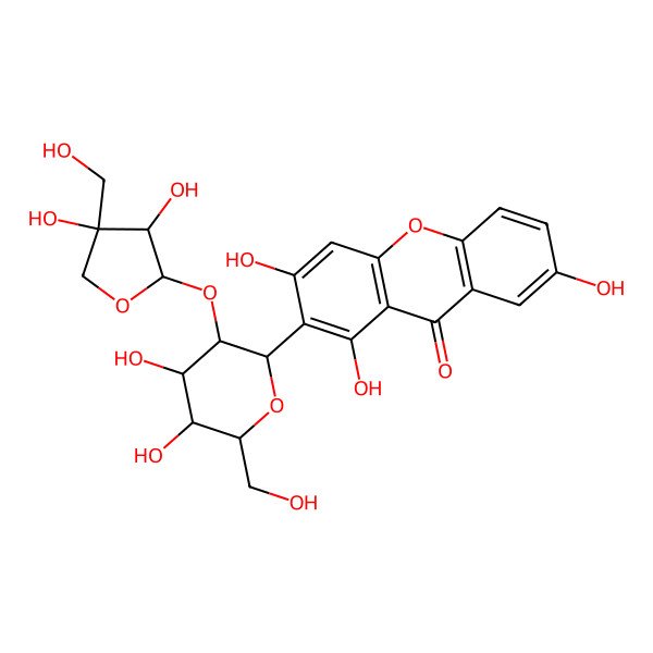 2D Structure of Sibiricaxanthone B