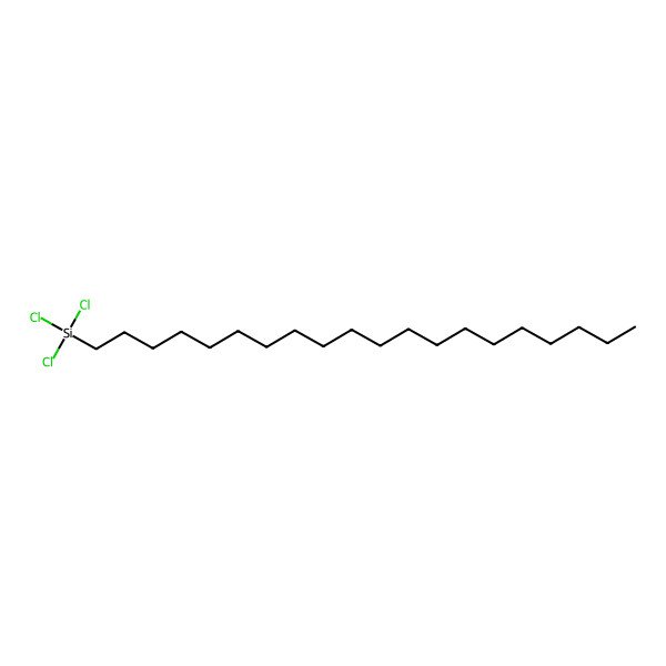 2D Structure of Silane, trichloroeicosyl-