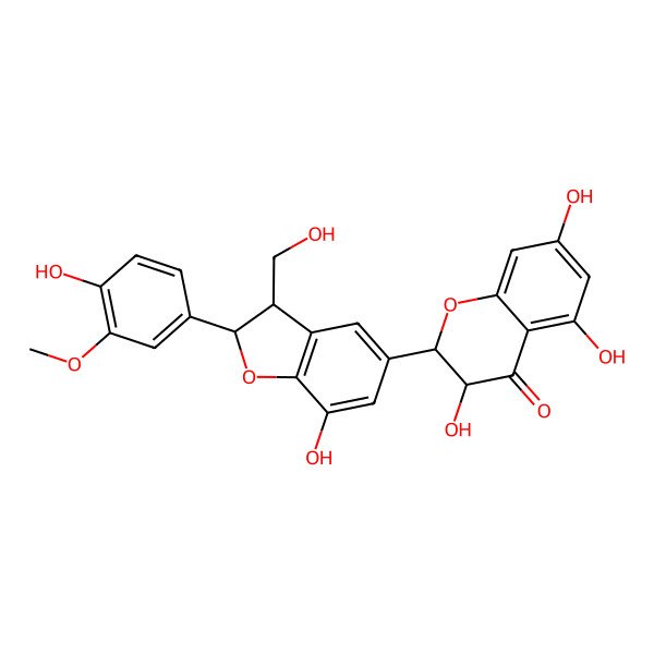 2D Structure of Silychristin B