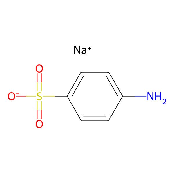 2D Structure of Sodium sulfanilate