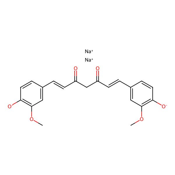 2D Structure of Sodiumcurcuminate