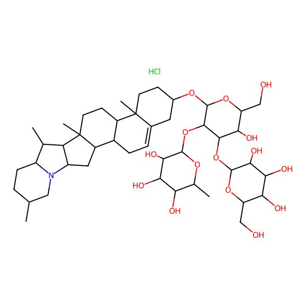 2D Structure of Solanine, hydrochloride