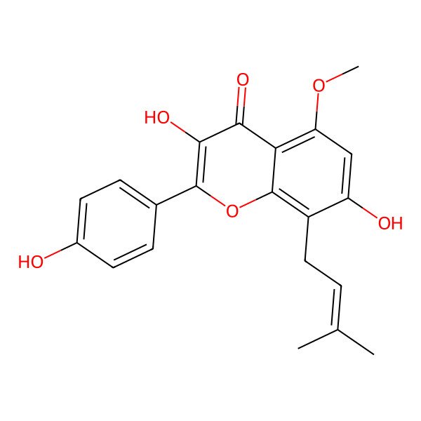 2D Structure of Sophoflavescenol