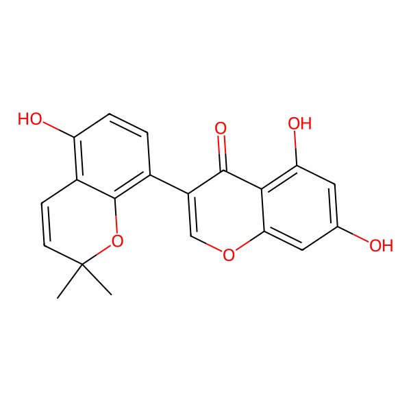 2D Structure of Sophoraisoflavone A 2D Structure of Sophoraisoflavone A