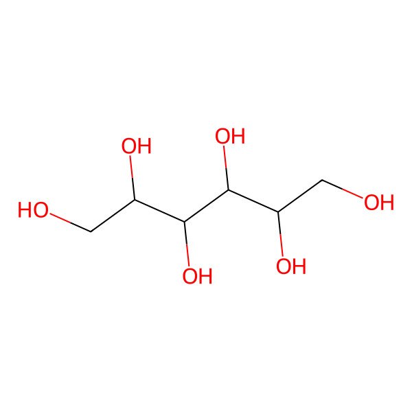 2D Structure of Sorbitol