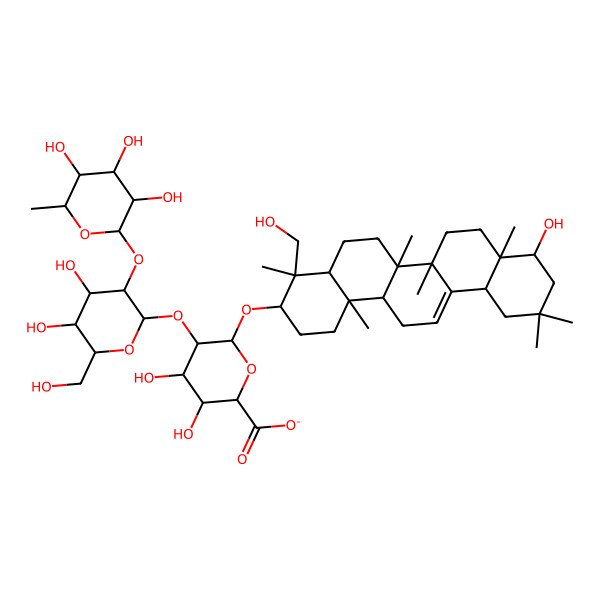 2D Structure of soyasaponin I(1-)