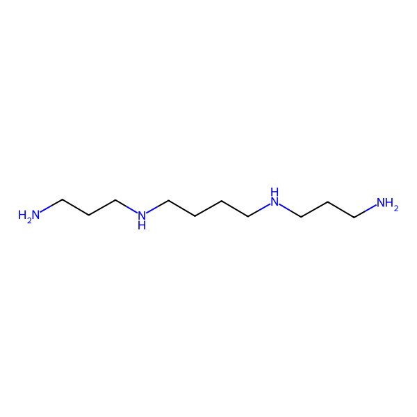 2D Structure of Spermine