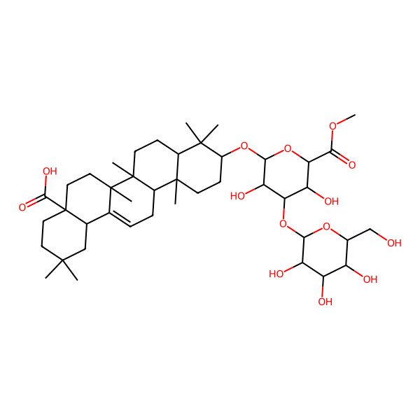 2D Structure of Spinasaponin A Methyl Ester