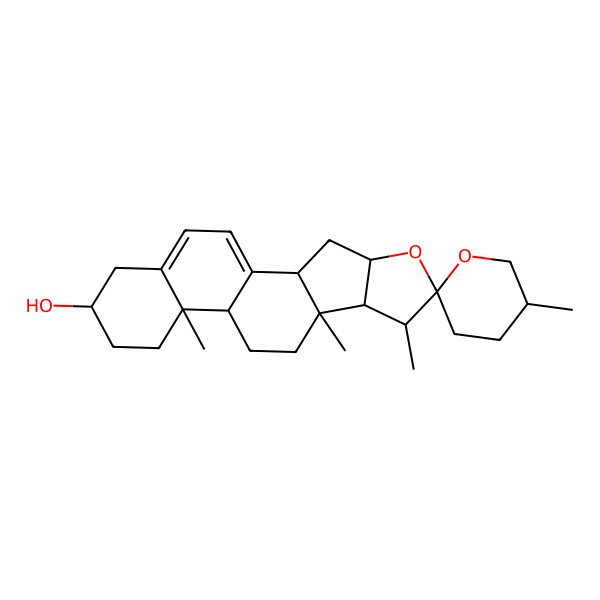 2D Structure of Spirosta-5,7-dien-3-ol 2D Structure of Spirosta-5,7-dien-3-ol