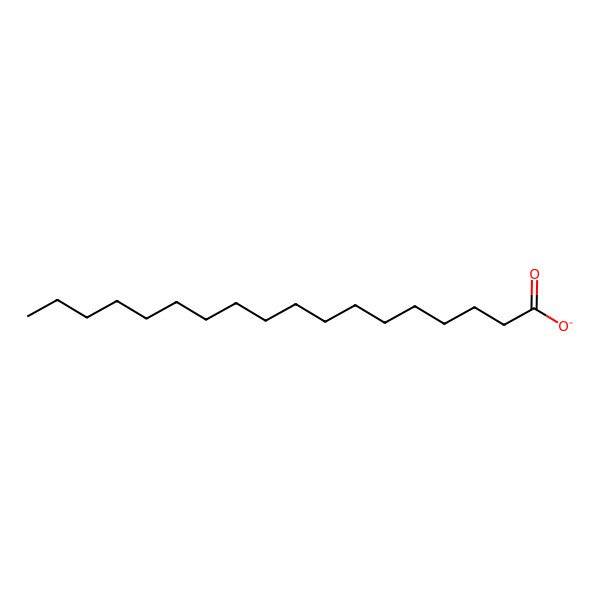 2D Structure of Stearate