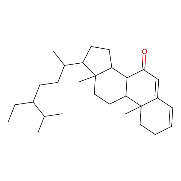 2D Structure of Stigmasta-3,5-dien-7-one