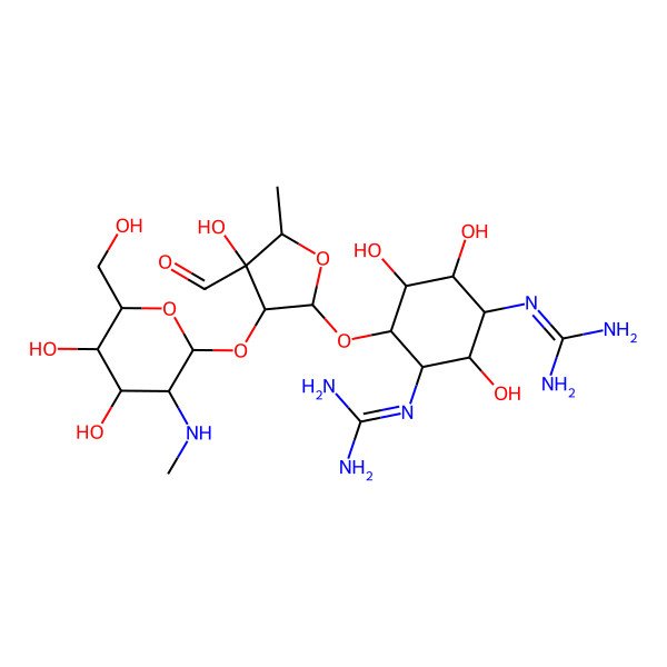 2D Structure of Streptomycin