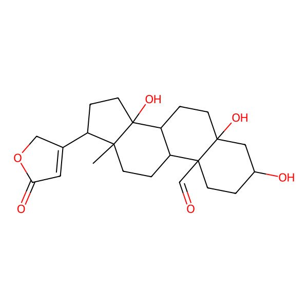 2D Structure of Strophanthidin
