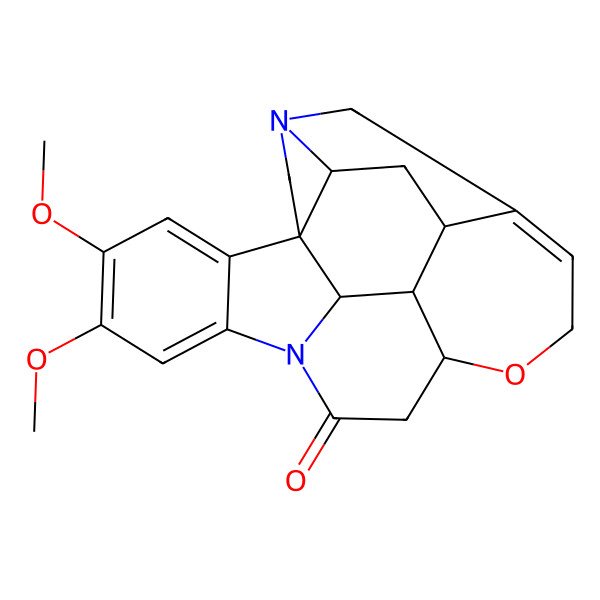 2D Structure of Strychnidin-10-one, 2,3-dimethoxy-