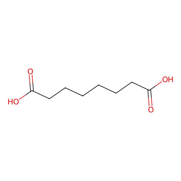 2D Structure of Suberic acid