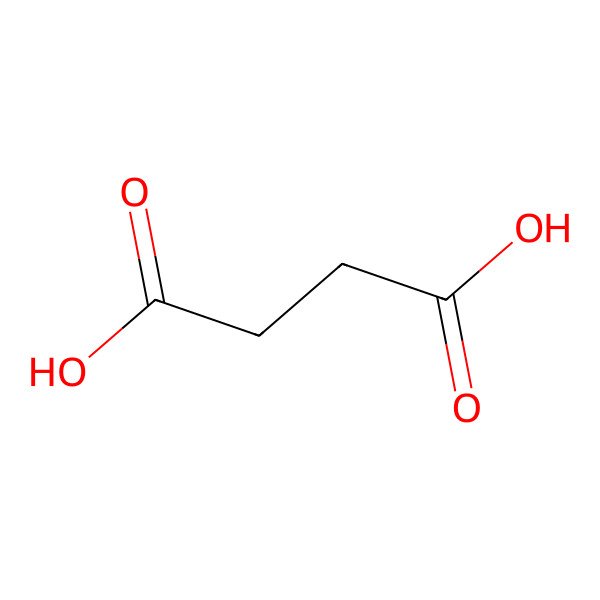 2D Structure of Succinic Acid