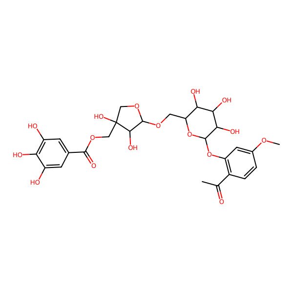 2D Structure of Suffruticoside A