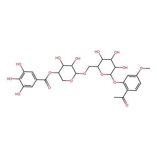 2D Structure of Suffruticoside C