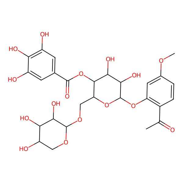 2D Structure of Suffruticoside D 2D Structure of Suffruticoside D