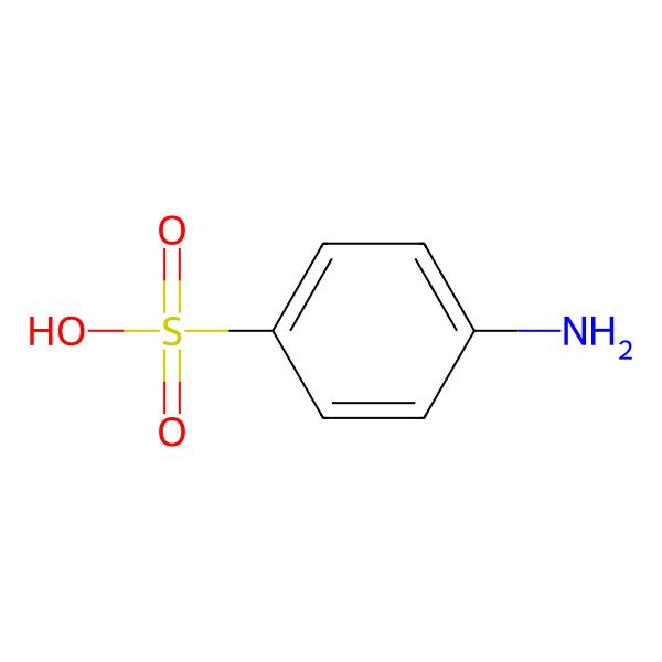 2D Structure of Sulfanilic acid
