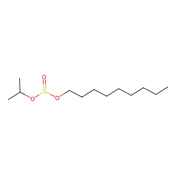 2D Structure of Sulfurous acid, nonyl 2-propyl ester