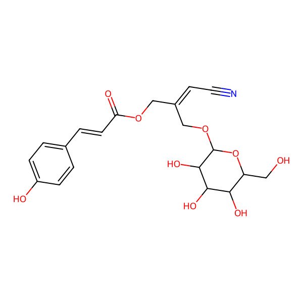 2D Structure of Sutherlandin trans-p-coumarate