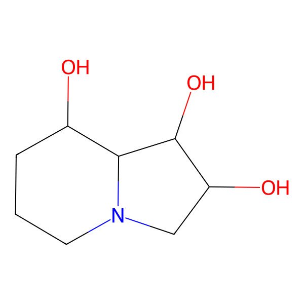 2D Structure of Swainsonine, synthetic