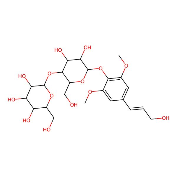 2D Structure of Syringin 4-glucoside