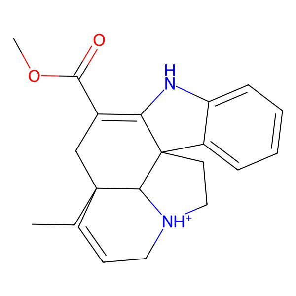 2D Structure of Tabersoninium(1+)