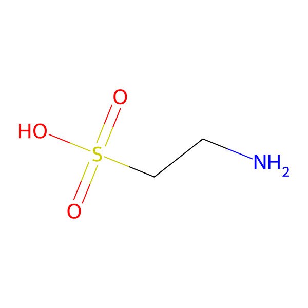 2D Structure of Taurine