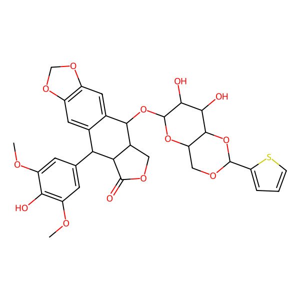 2D Structure of Teniposide
