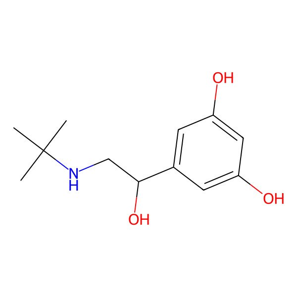2D Structure of Terbutaline