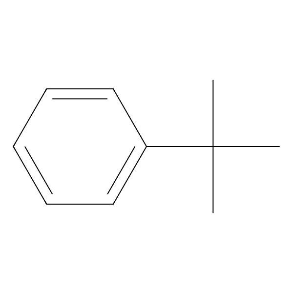 2D Structure of tert-Butylbenzene 2D Structure of tert-Butylbenzene